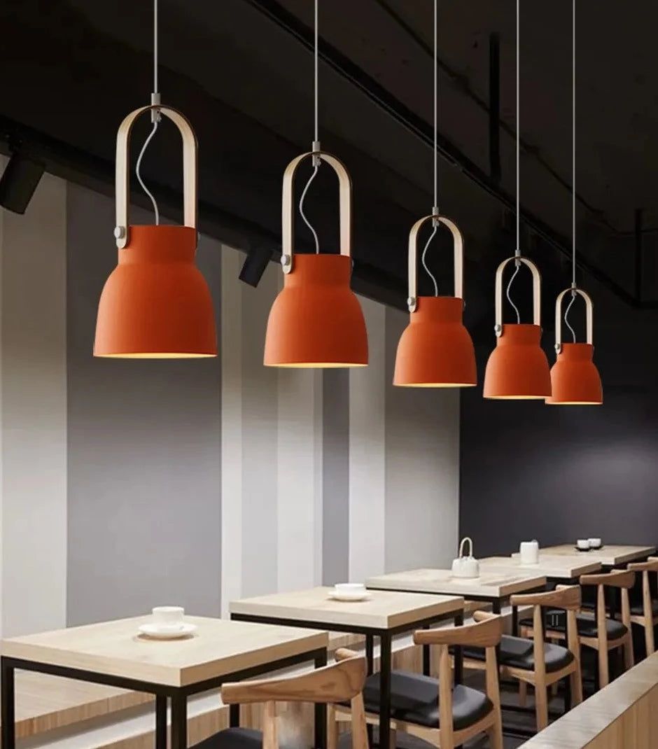 Macaron Loft Suspension LED en fer – Éclairez avec style et polyvalence.