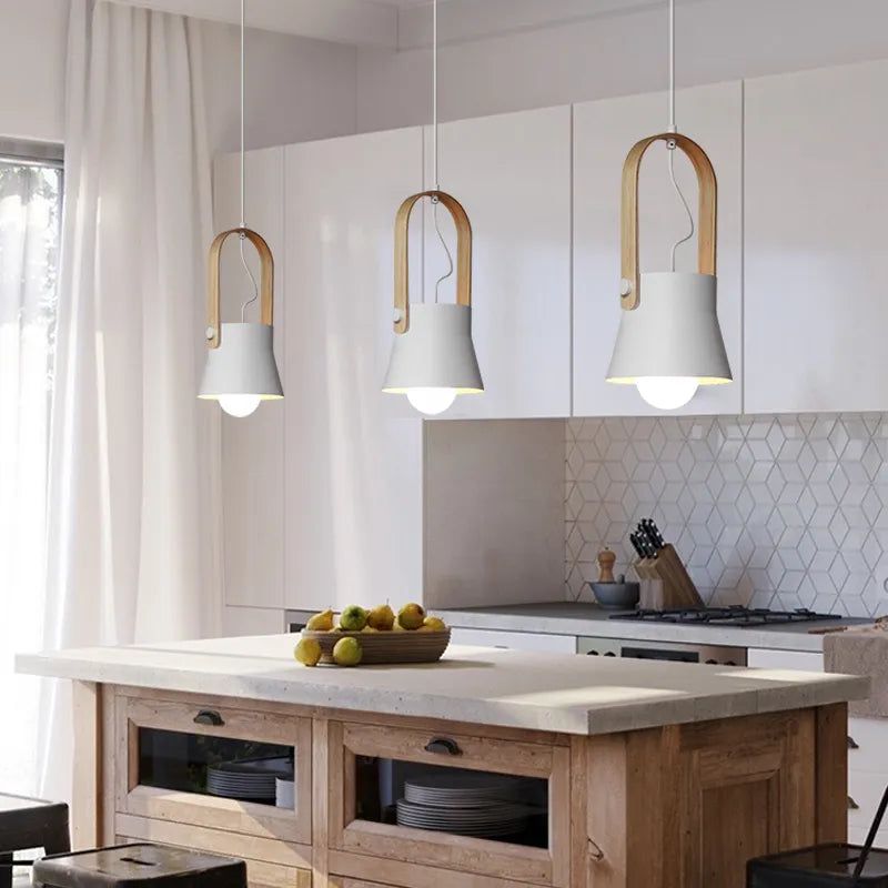 Macaron Loft LED Iron Pendant Light - Illuminate with Style and Versatility