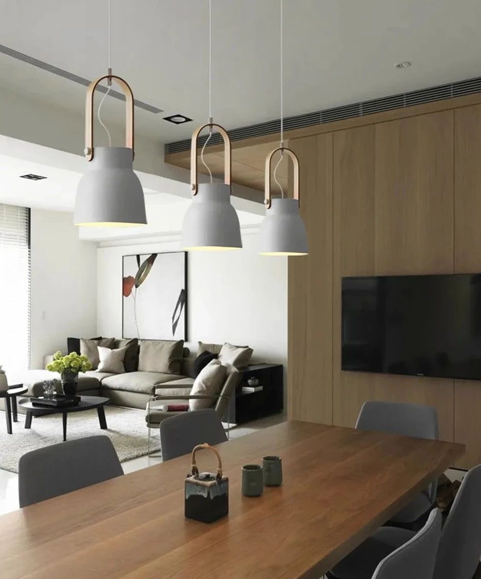Macaron Loft LED Iron Pendant Light - Illuminate with Style and Versatility