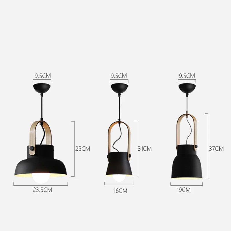 Macaron Loft LED Iron Pendant Light - Illuminate with Style and Versatility