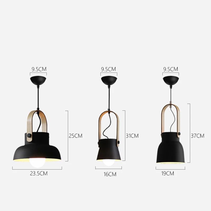 Macaron Loft Suspension LED en fer – Éclairez avec style et polyvalence.