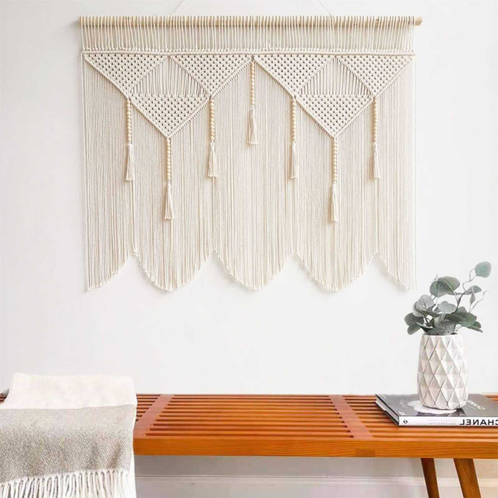 Woven Tapestry for Wall | Large Fiber Art Macrame for Wall | Living Room Wall Hanging Decor