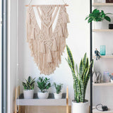 Woven Macrame Wall Hanging | Bohemian Tapestry for Wall | Living Room Wall Hanging Decor