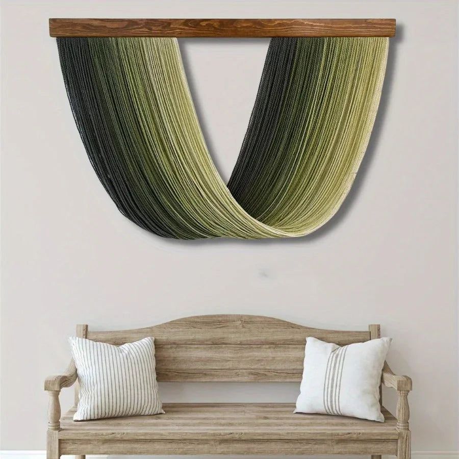 Macrame Yarn Hanging Arch Wall Decor