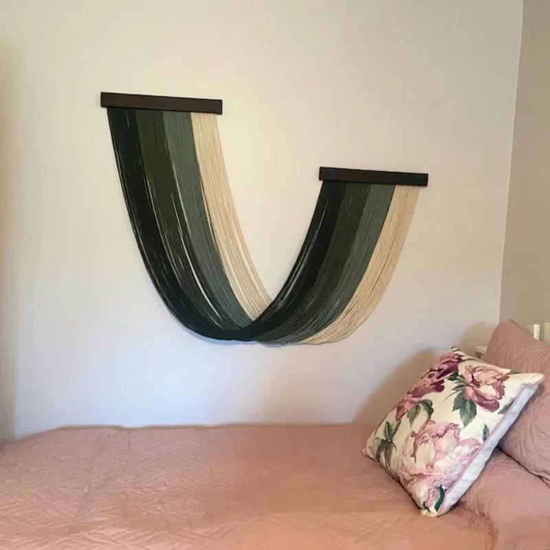 Macrame Yarn Hanging Arch Wall Decor