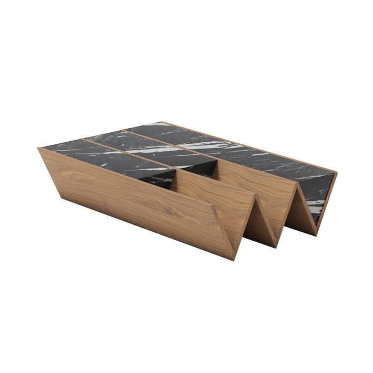 Rectanglular Wood Angel Coffee Table - GraffitiWallArt