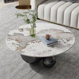 Table basse en marbre Design boules de globe