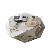 Table basse design en marbre diamant