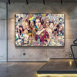Affiche Marilyn et Mona : collaboration emblématique