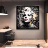 Marilyn Black and White Poster: Classic Décor Accent