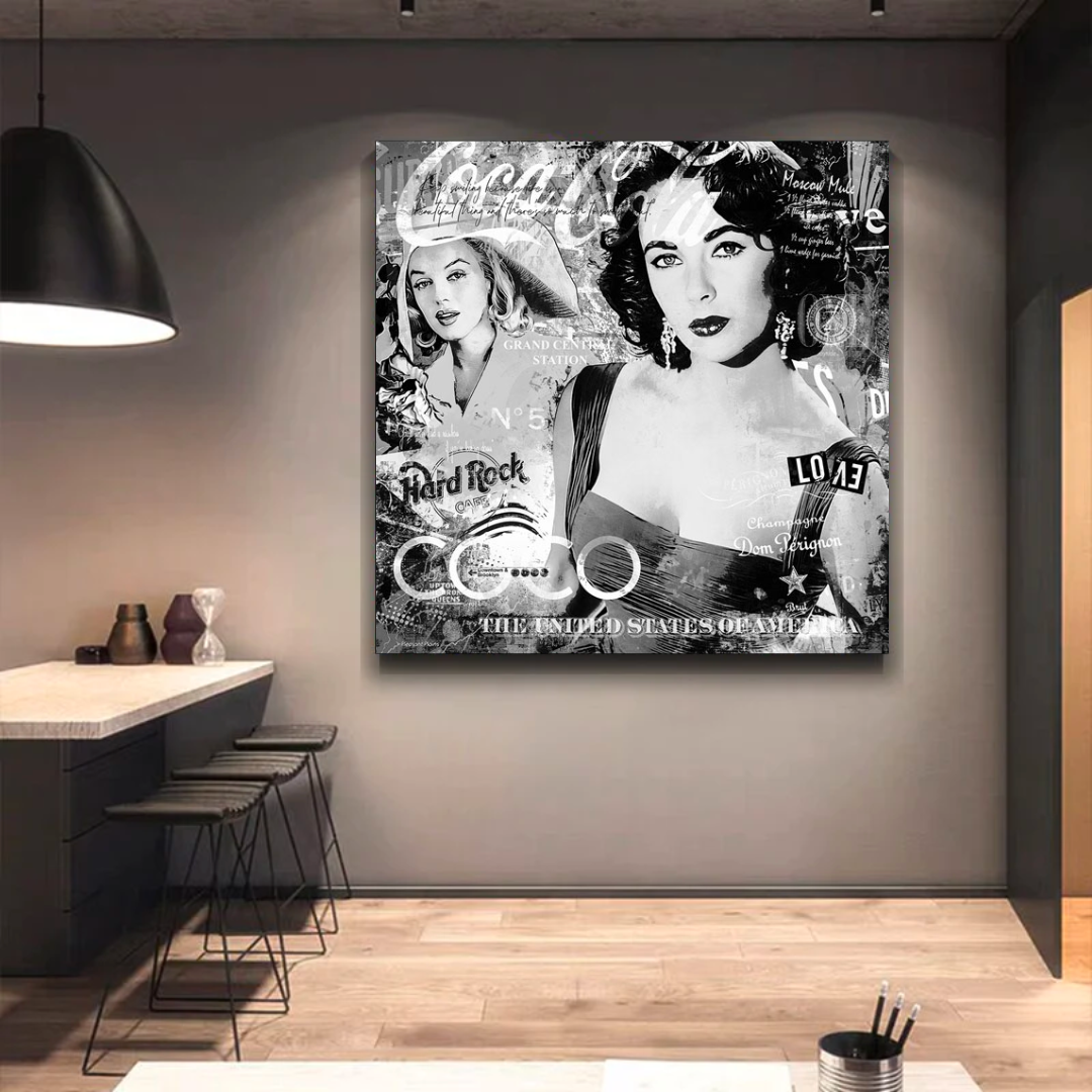 Affiche Marilyn Coco Milano : Collection exclusive Liz Taylor