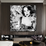 Affiche Marilyn Coco Milano : Collection exclusive Liz Taylor