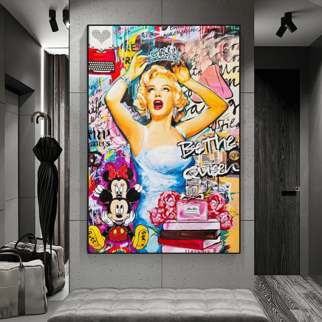 Marilyn Monroe Graffiti: Von der Ikone inspirierte Kunst