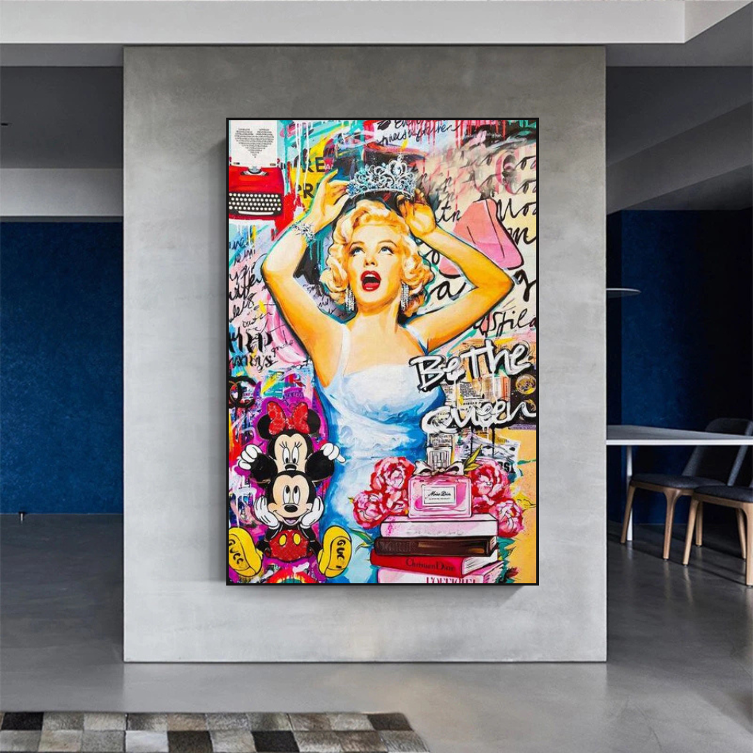 Marilyn Monroe Graffiti: Von der Ikone inspirierte Kunst