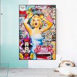 Marilyn Monroe Graffiti: Von der Ikone inspirierte Kunst