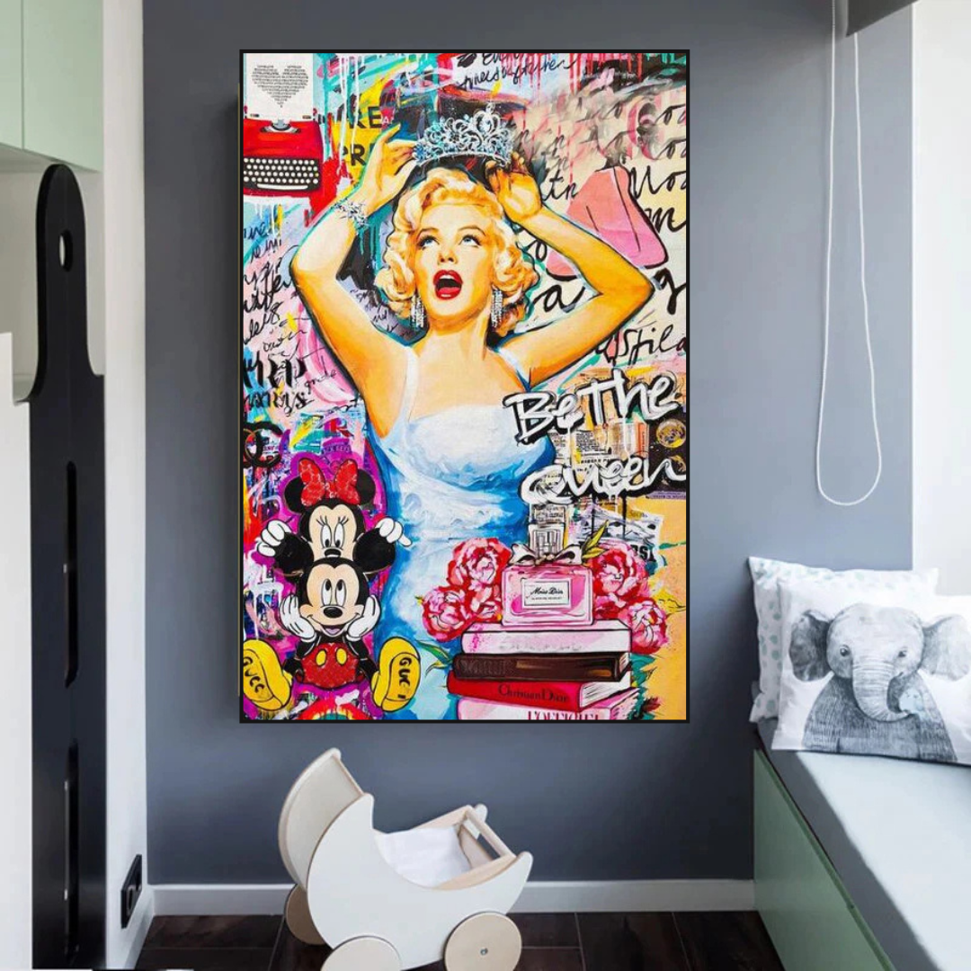 Marilyn Monroe Graffiti: Von der Ikone inspirierte Kunst