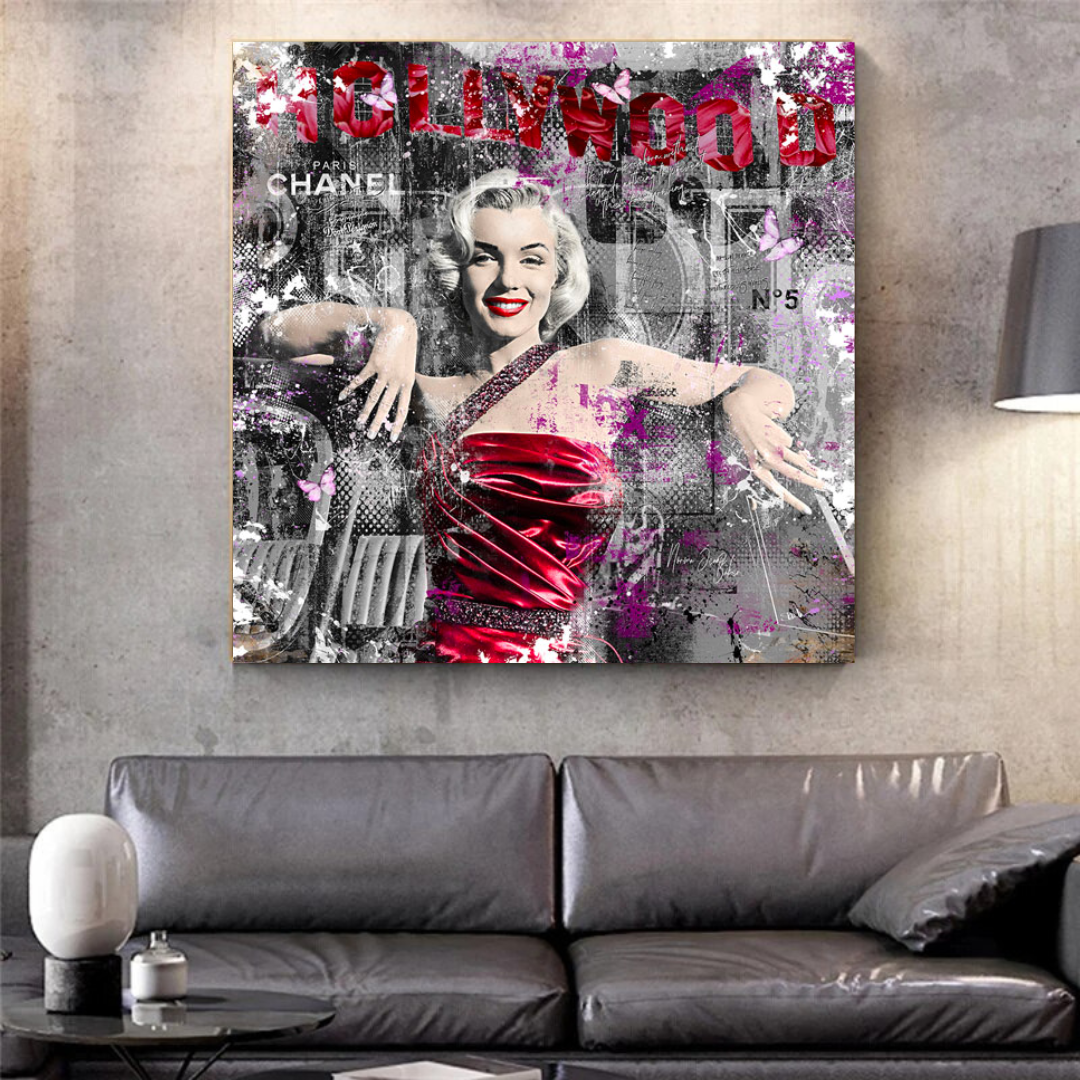 Marilyn Monroe Poster: Entdecken Sie die ewige Schönheit Rot