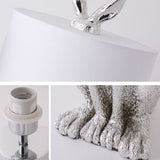 Tischlampe „Masked Rabbit“ aus Kunstharz – erhellen Sie Ihren Raum