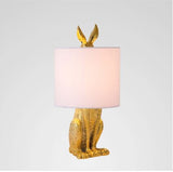 Tischlampe „Masked Rabbit“ aus Kunstharz – erhellen Sie Ihren Raum