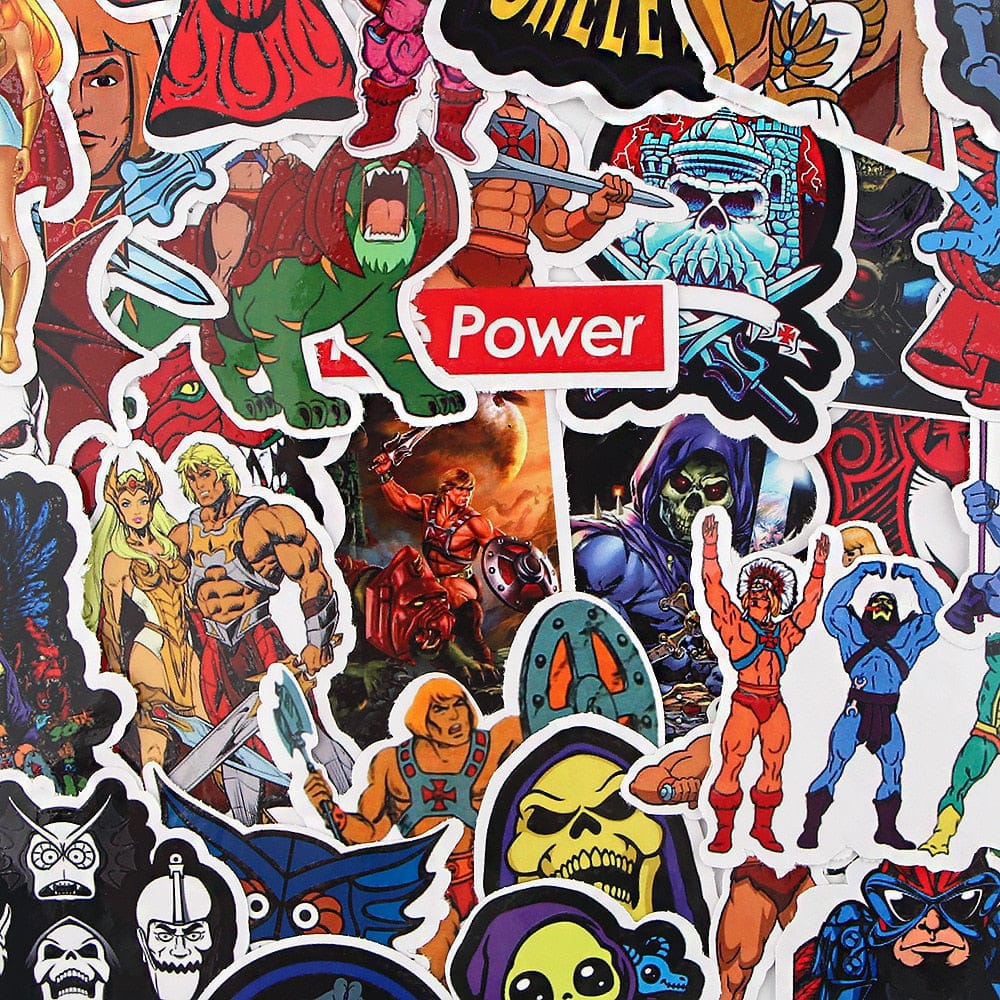 Masters of the Universe Stickers Pack | Famous Bundle Stickers | Waterproof Bundle Stickers