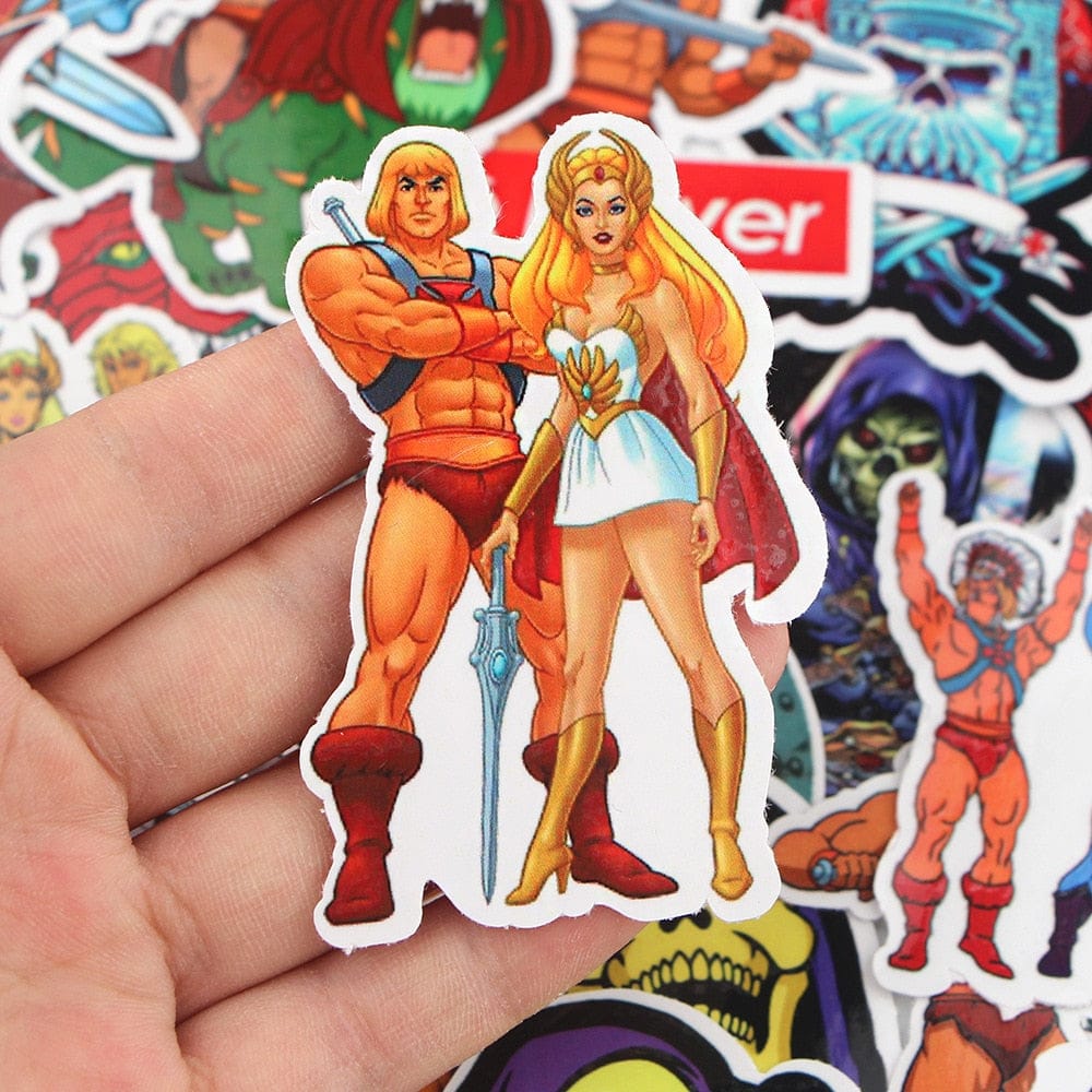 Masters of the Universe Stickers Pack | Famous Bundle Stickers | Waterproof Bundle Stickers