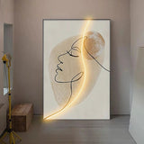 Applique murale à LED d'art abstrait Matisse