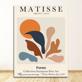 Affiche découpée abstraite de Matisse : oeuvre expressive