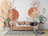 Matisse Style Wallpaper Mural Intricate Floral Patterns