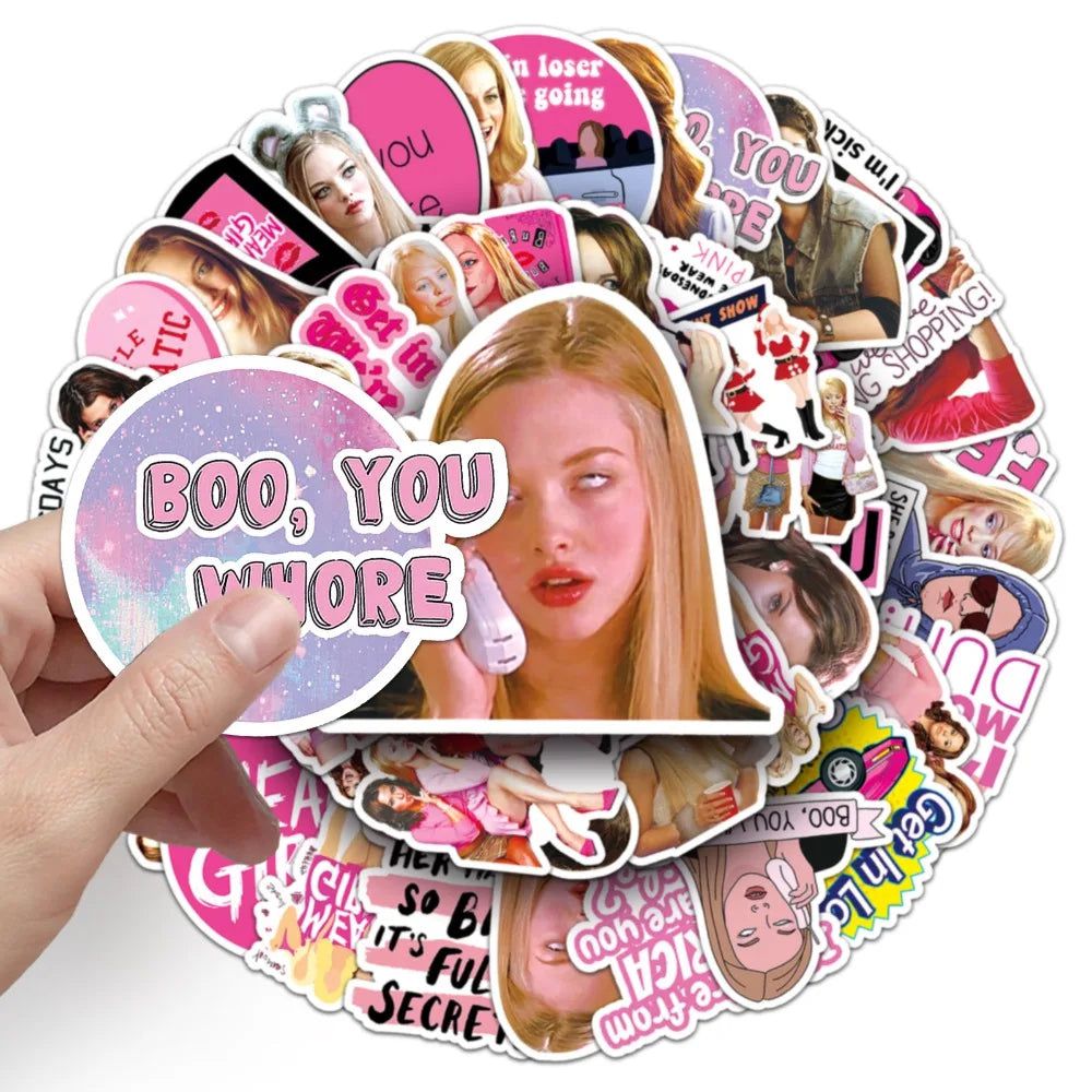 Mean Girls Stickers - Official Movie Pack for Fans