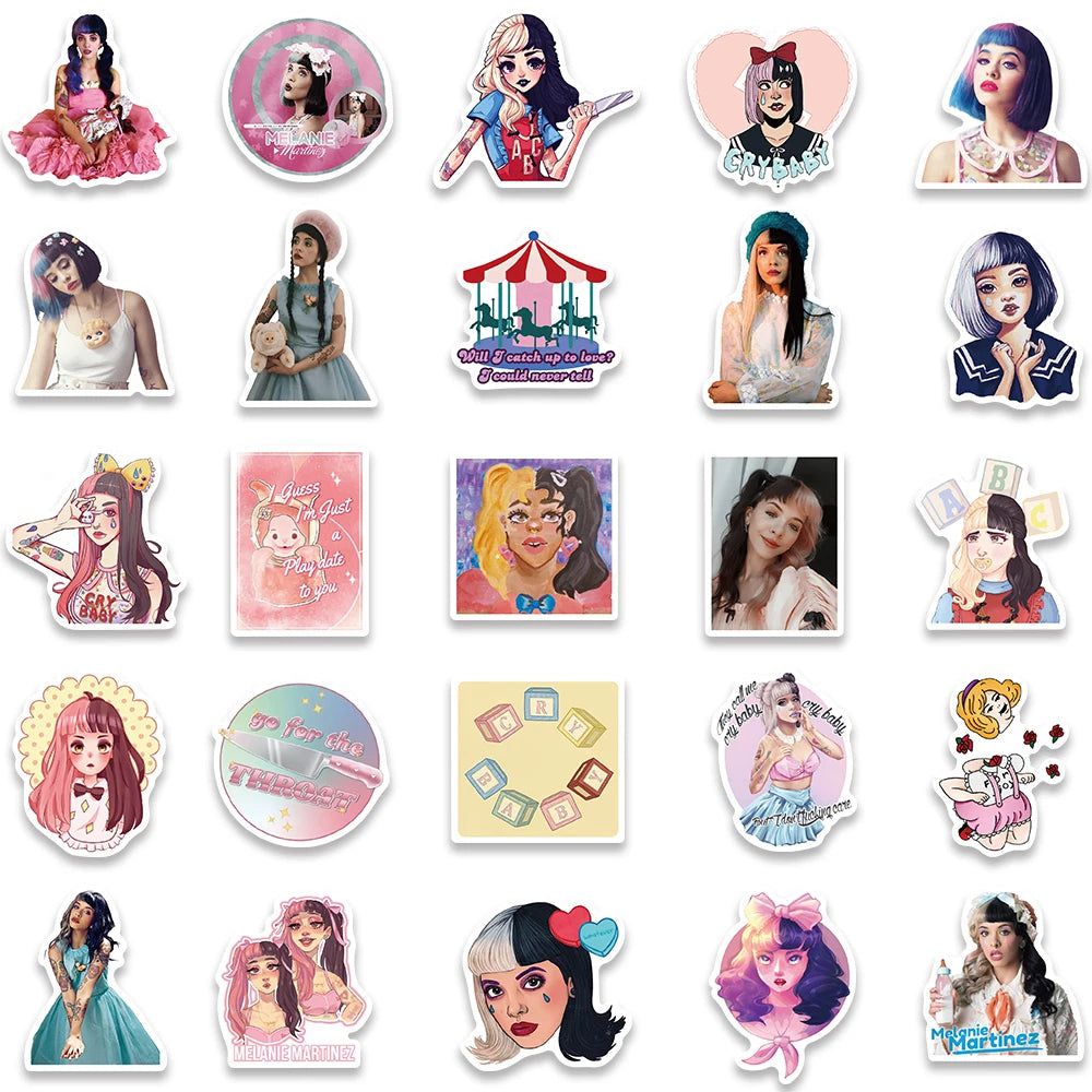 Melanie Martinez Stickers - Singer Design Pack