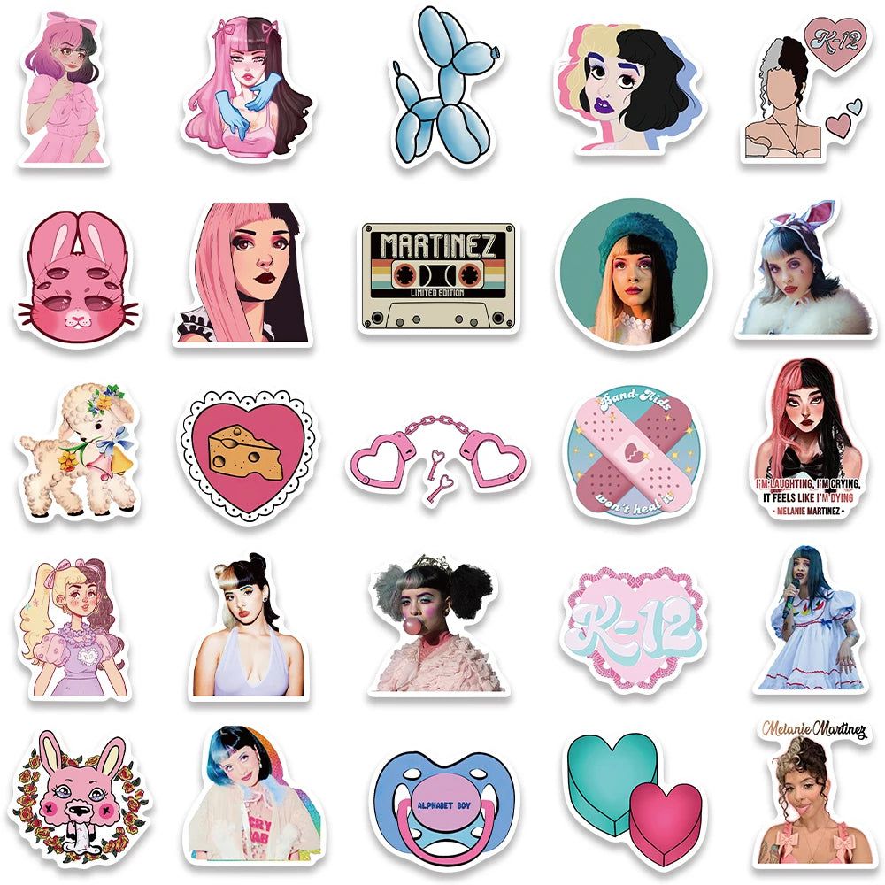 Melanie Martinez Stickers - Singer Design Pack