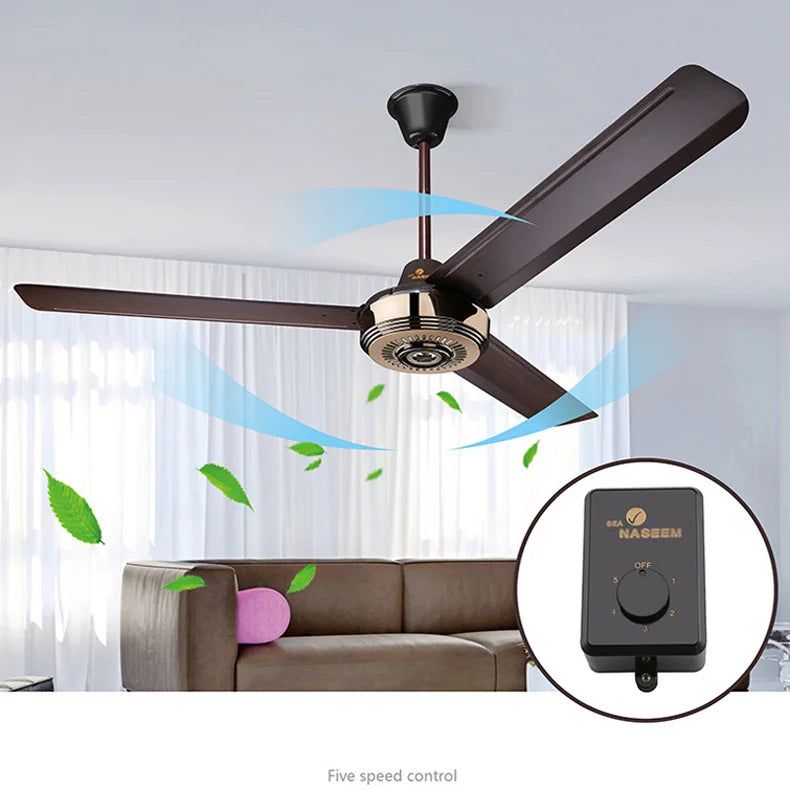 Metal Blades Pendant Ceiling Fan