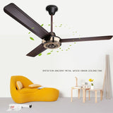 Metal Blades Pendant Ceiling Fan