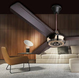 Metal Blades Pendant Ceiling Fan