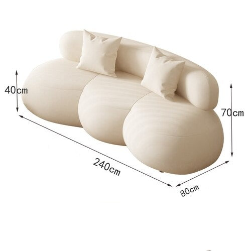 Meubles Curved Bubble Puff Sofa Set - Perfect Addition