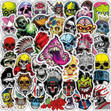 Mexican Style Skull Stickers Pack | Famous Bundle Stickers | Waterproof Bundle Stickers