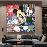 Mickey Mouse Canvas Wall Art - Secure the Bag