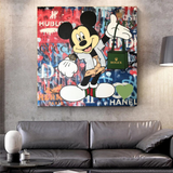 Mickey Mouse Canvas Wall Art - Secure the Bag