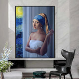 Milkmaid Canvas Wall Art: Exquisite and Unique Masterpiece