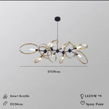 Minimalismus-Ring-Kronleuchter – exquisites Design und Stil