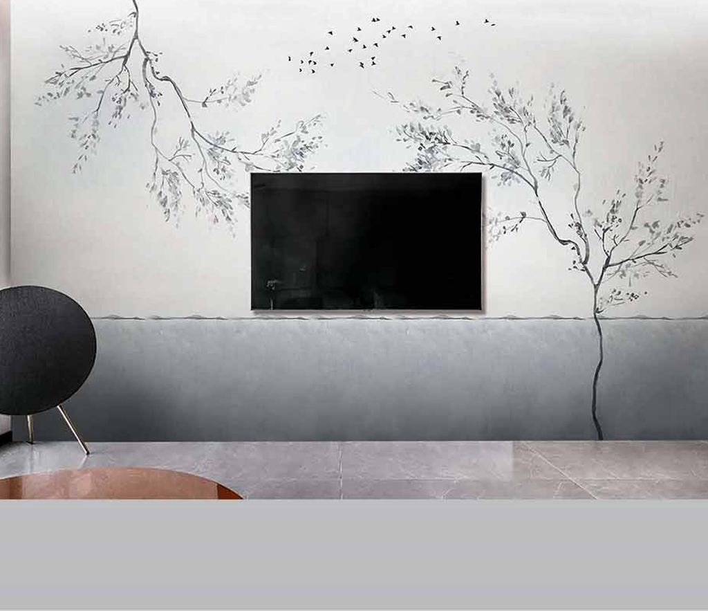 Minimalist Trees Wallpaper Murals - Elevate Your Space