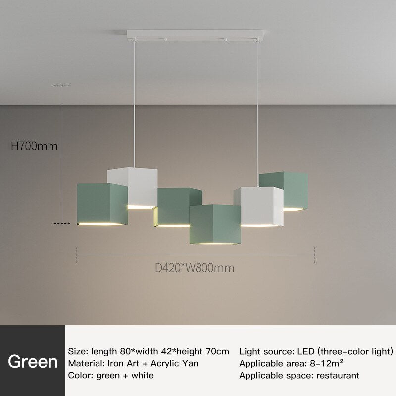 Modern Chandelier Lighting Blocks Pendant Light