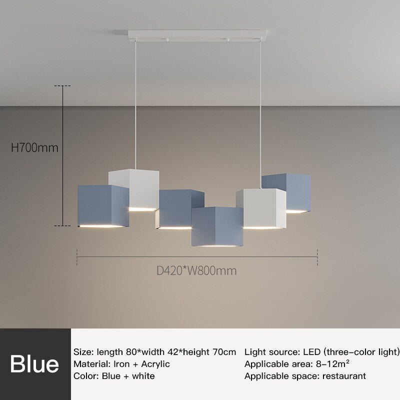 Suspension moderne de blocs d'éclairage de lustre