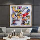 Modern Graffiti Art Canvas Paintings - Inspirational Home Wall Decor Prints