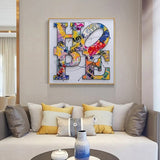 Modern Graffiti Art Canvas Paintings - Inspirational Home Wall Decor Prints