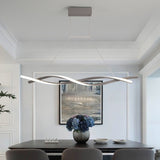 Modern LED Pendant Lamp, Dimmable Black Gold Chandelier