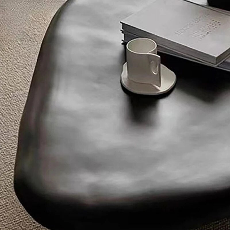 Modern Minimalist Black Coffee Table for a Stylish Living Room