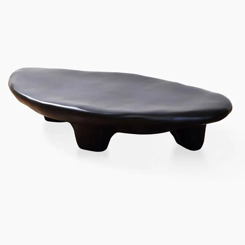 Modern Minimalist Black Coffee Table for a Stylish Living Room