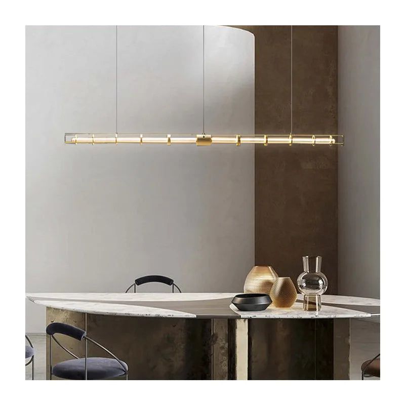 Lampe suspendue LED à bande minimaliste moderne