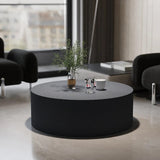 Table basse ronde moderne en marbre